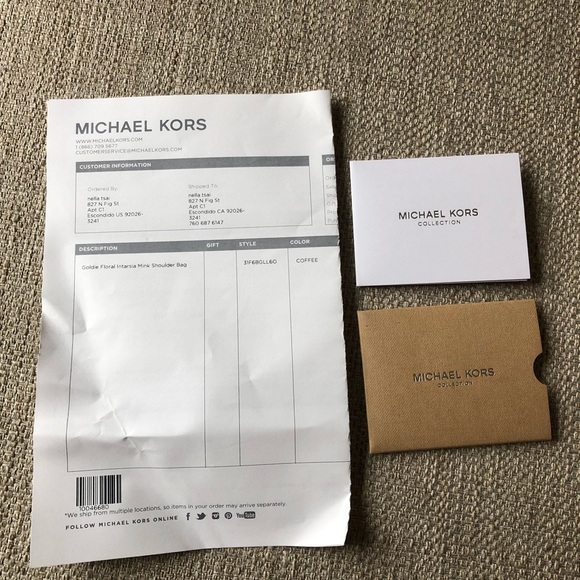 Brand new Michael Kors genuine Mink shoulder bag - Picture 8 of 8